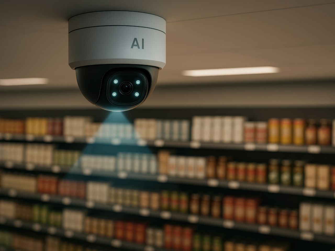 MTB-cyklist cyklar i motljus genom en skog. 