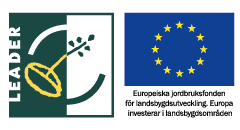Logotyper för projekt som beviljats EU-finansiering inom landsbygdsfonden under åren 2024-2022.
